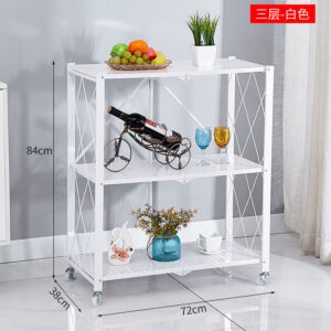 Kệ 3 tầng đựng vật dụng có bánh xe di chuyển