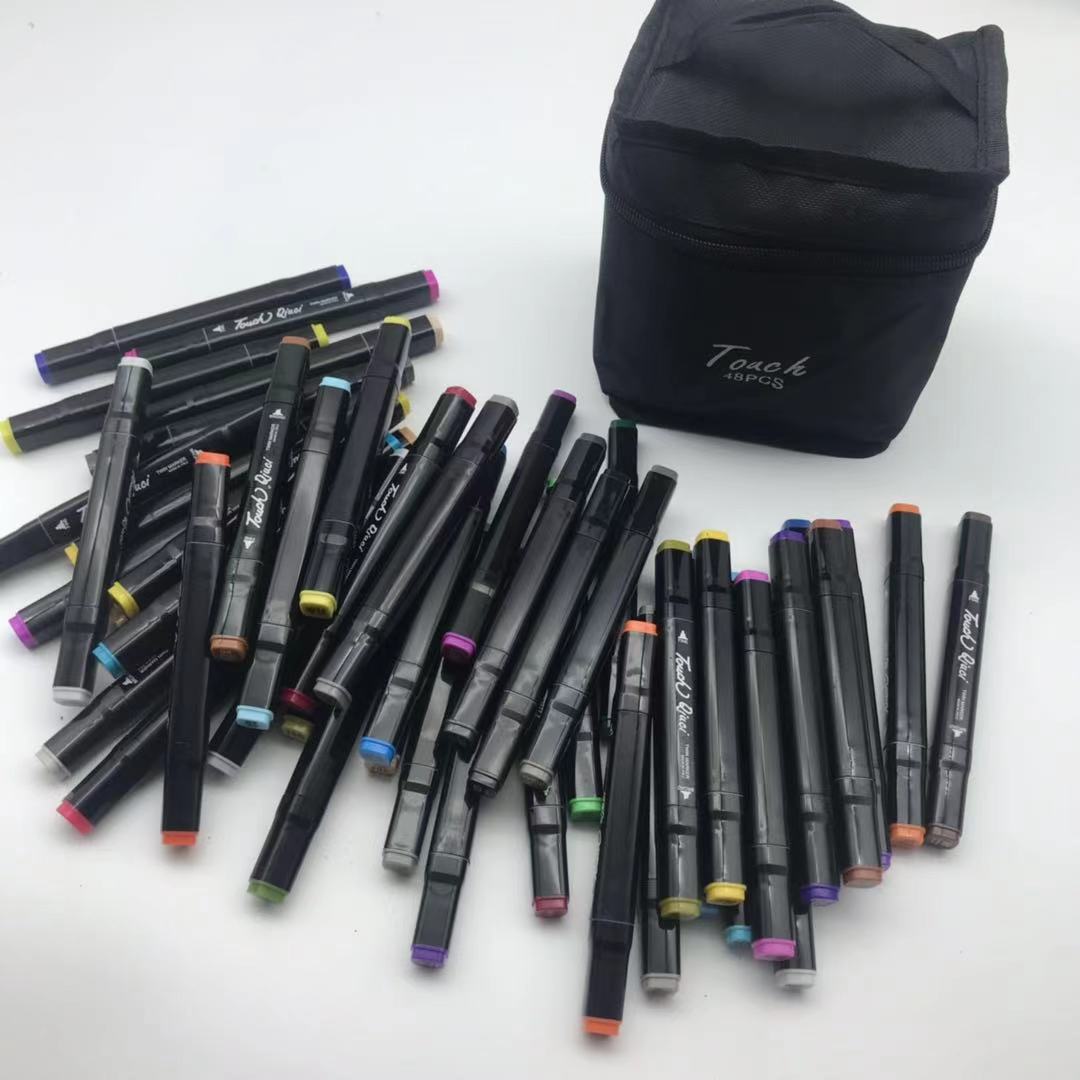 Bộ 48 bút dạ quang kèm túi - Ảnh 2