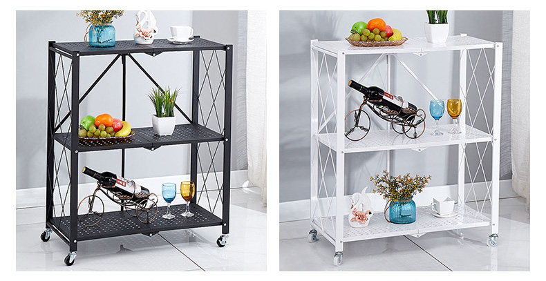 Kệ 3 tầng đựng vật dụng có bánh xe di chuyển - Ảnh 2