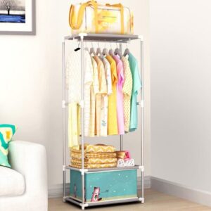 Giá treo quần áo hình chữ nhật loại nhỏ 140x55x36cm