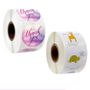 Cuộn sticker dán thank you (2 mẫu)