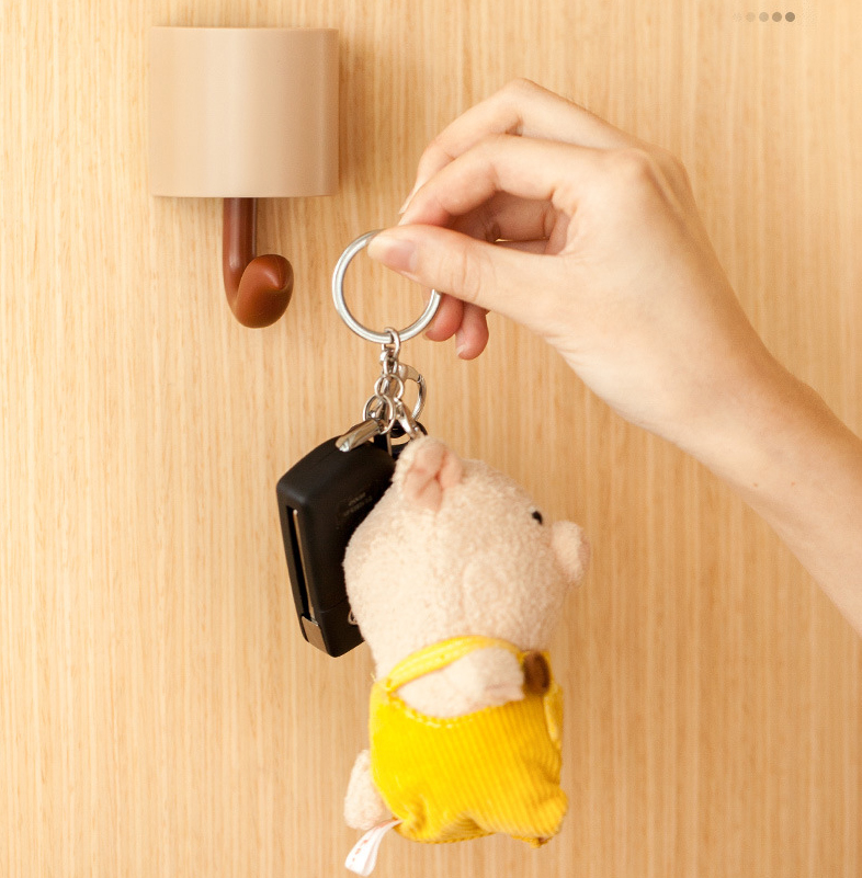 Móc dán tường hình sóc dễ thương - Ảnh 4