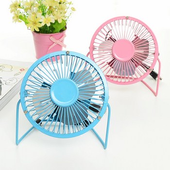 Quạt mini lồng sắt quay 360 dây usb - Ảnh 3
