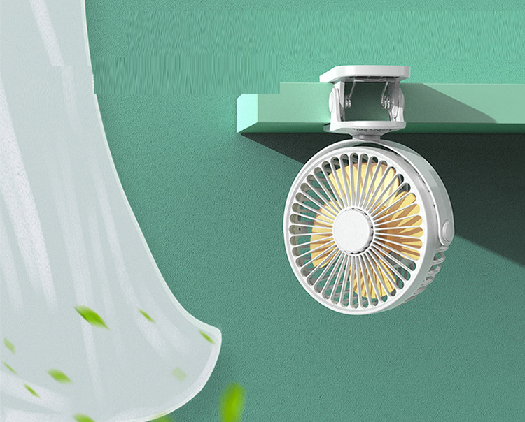 Quạt kẹp bàn cố định pin 1200 - Ảnh 4