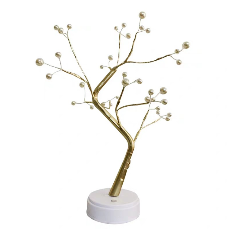 Đèn led để bàn 36 đèn hình nhánh cây (sạc usb) - Ảnh 3