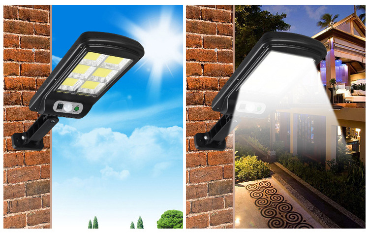 Đèn Năng Lượng Mặt Trời 6 Led Hình Chữ Nhật (31x10cm Gắn Sân Vườn) - Ảnh 3