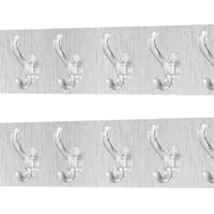 Thanh 6 móc dán tường đa năng siêu dính 35x6.3cm