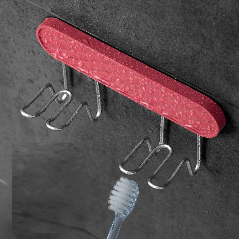 Giá đỡ bàn chải và cốc dán tường hàng đôi - Ảnh 5