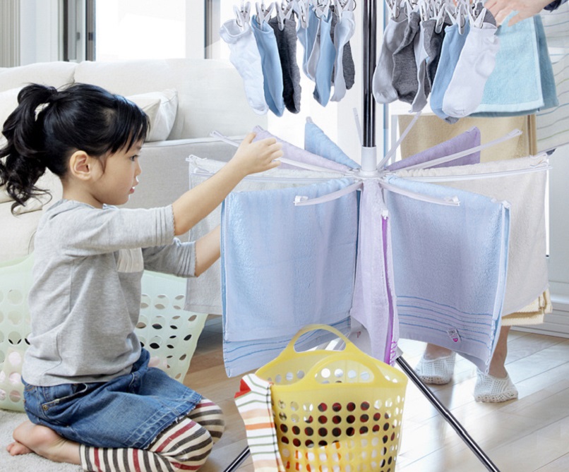 Cây phơi đồ đa năng inox 3 tầng - Ảnh 2