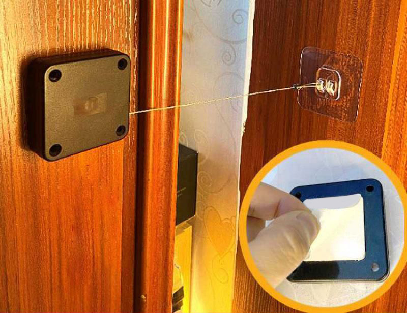 Thiết bị đóng cửa cảm biến tự động không cần đục lỗ - Ảnh 2