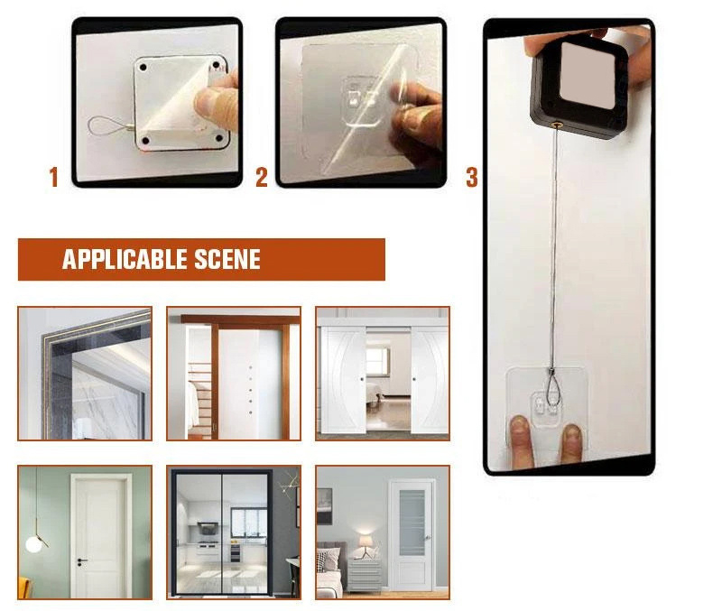 Thiết bị đóng cửa cảm biến tự động không cần đục lỗ - Ảnh 3