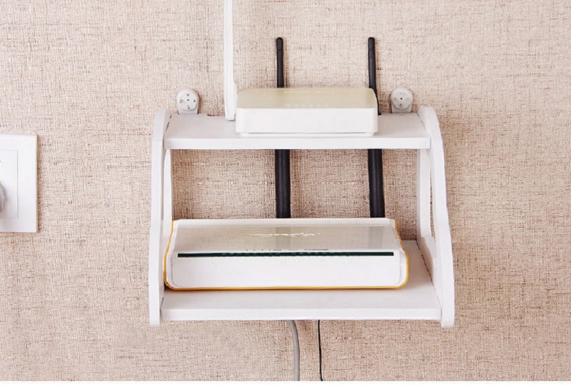 Kệ gắn tường đựng set top box TV 2 tầng - Ảnh 4