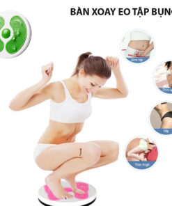 Bàn xoay eo tập bụng quay 360 độ waist twisting, tập giảm mỡ bụng tại nhà DCE