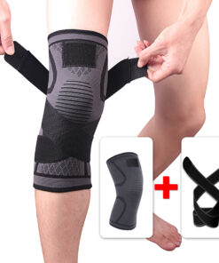 Đai xỏ bảo vệ đầu gối, khớp gối đá banh, tập thể thao gym có dây trợ lực DG9