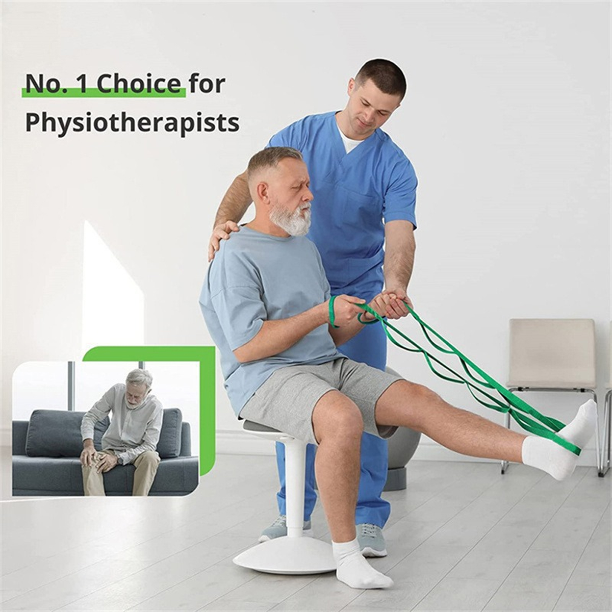 Dây đai chia nấc hổ trợ tập vật lý trị liệu, tập xương khớp chân, dây chia nhiều vòng tròn nhỏ tập yoga CM - Ảnh 2