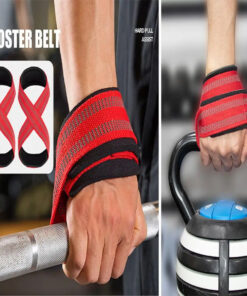 [LNT]Dây kéo lưng hình số 8 quấn cổ tay nâng tạ, đẩy tạ weightlifting