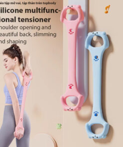 [8DK]Dây kéo tập mở vai, dây số 8 có tay cầm tập cơ lưng topbody, tận thân trên nam nữ