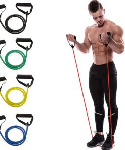 Dây kéo tập yoga,dây kháng lực đàn hồi có tay cầm tập thể dục tại nhà