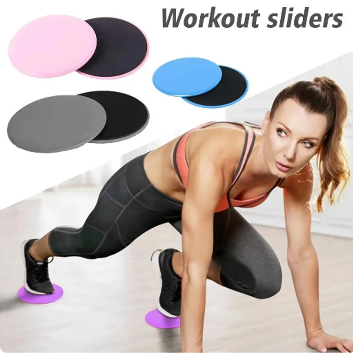 Đĩa trượt tập yoga, workout, tập gym D2Y - Ảnh 2