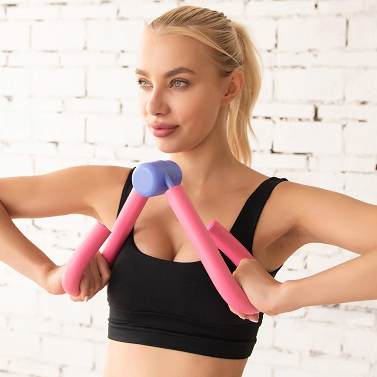 Dụng cụ kẹp đùi tập yoga, pilates hổ trợ tập đùi chân mông M3R - Ảnh 2