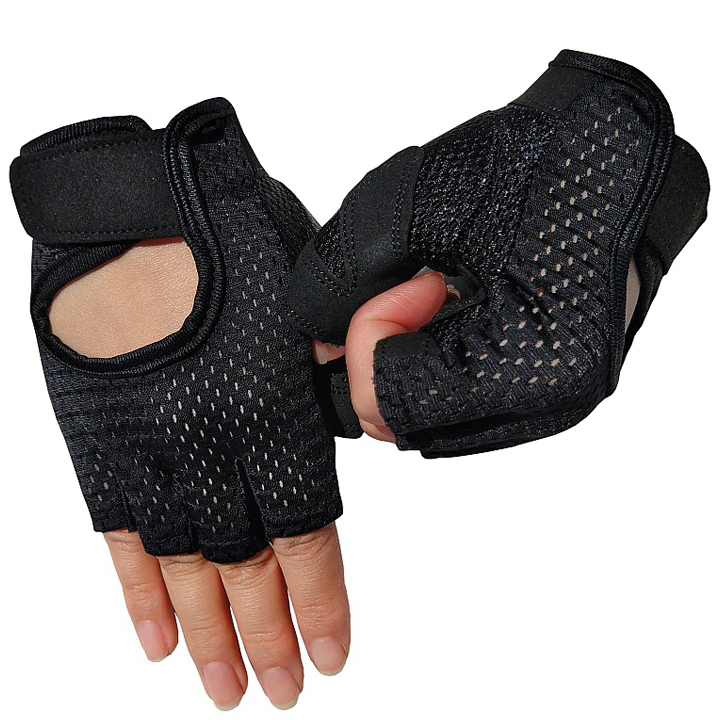 Găng tay tập gym hở ngón GT105 - Ảnh 2