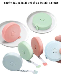 [MM]Thước dây cuộn dài 1.5m đo chỉ số cơ thể, chỉ số các vòng nhỏ gọn tiện lợi