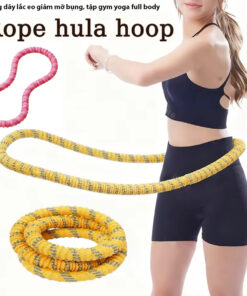 [DOL]Vòng dây lắc eo hula hoop bản nâng cấp lõi lò xo tập giảm mỡ bụng, tập cơ hông kegel, tập yoga, tập gym đa năng