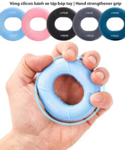 [HE]Vòng silicon bánh xe bóp tập tay, tập thư giãn tay, vật lí trị liệu tăng cường sức mạnh tay